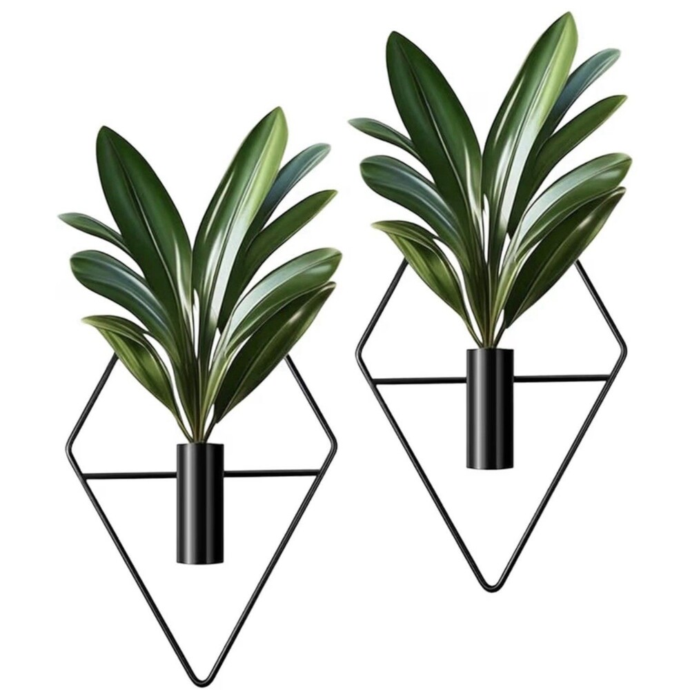 Plant Wall Decor Hanging Set Of 2 New